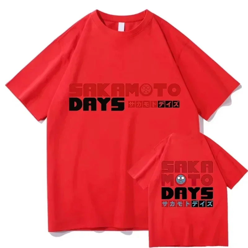 

2025 New Anime Sakamoto Days T-Shirts Taro Sakamoto Fans Tops Tees Short Sleeved T-shirt Men Women Summer Pure Cotton Hip Hop