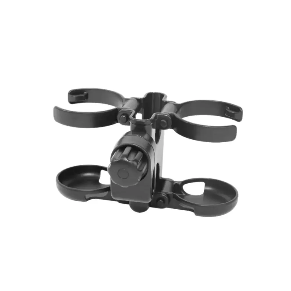 3 in 1 Stroller Cup Holder Double Cup Adjustable Drink Rack Foldable Compact Design Pushchair Bottle Organizer Travel 4