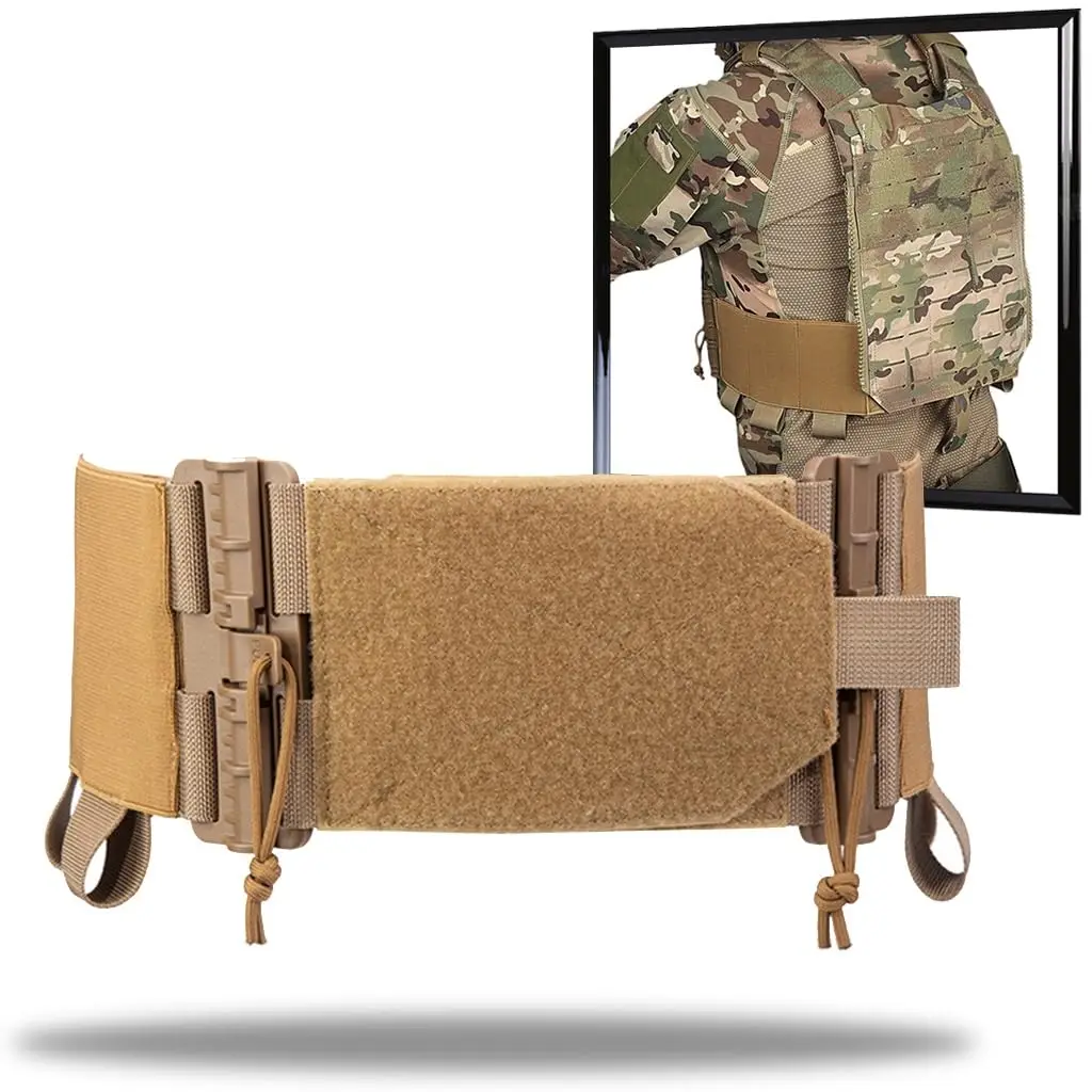 

Tactical Vest Quick Release Cover Plate Carrier Elastic Cummerbund Chest Rig CS Airsoft Hunting Paintball Gear