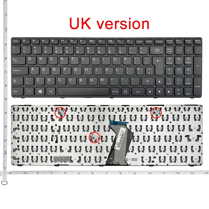 US/SP/GR/UK/SW/BE/TR/CF/FR/RU/CZ/LA Black New Laptop keyboard For Lenovo G500 G500AM G500AT G510 G505 G700 G700AT G710 G710AT