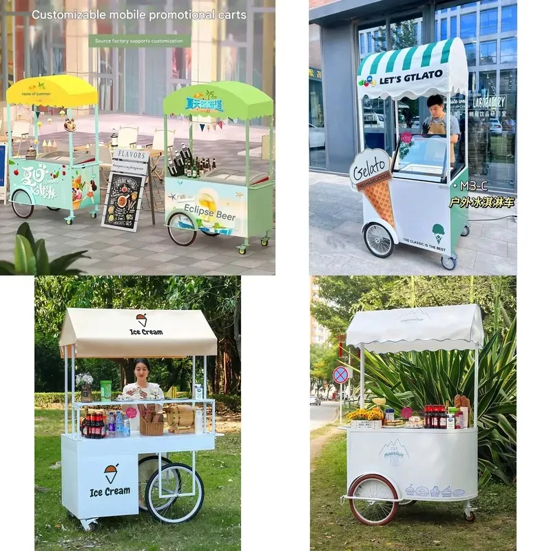 Wholesale China Factory Ice Cream Truck Snack Truck Mobile Trolley Ice Cream Sales Truck for Sale