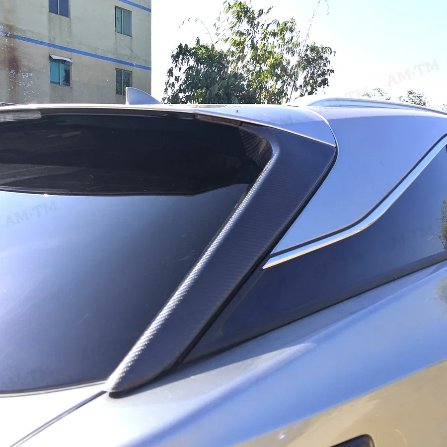 Carbon Fiber For Lexus RX 450H RX200 200T 300 Rear Window Side Spoiler Wing Diffuser Splitters Body kit