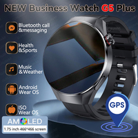2025New GPS Track Smart Watch G5 Men 1.75-Inch Ultra HD AMOLED Screen Sports Compass Bluetooth Call SmartWatch For Huawei Xiaomi