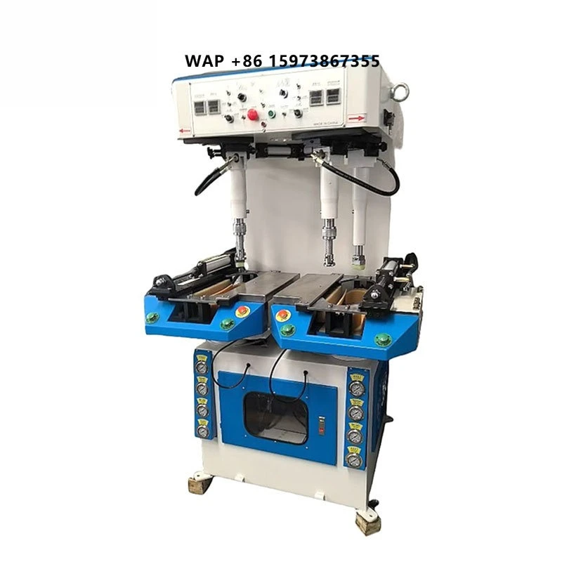 LVBU-817 Double Head Sole Pressing Machines for Shoes Automatic  Hydraulic Universal Shoe Sole Making Machine Sole Pressing