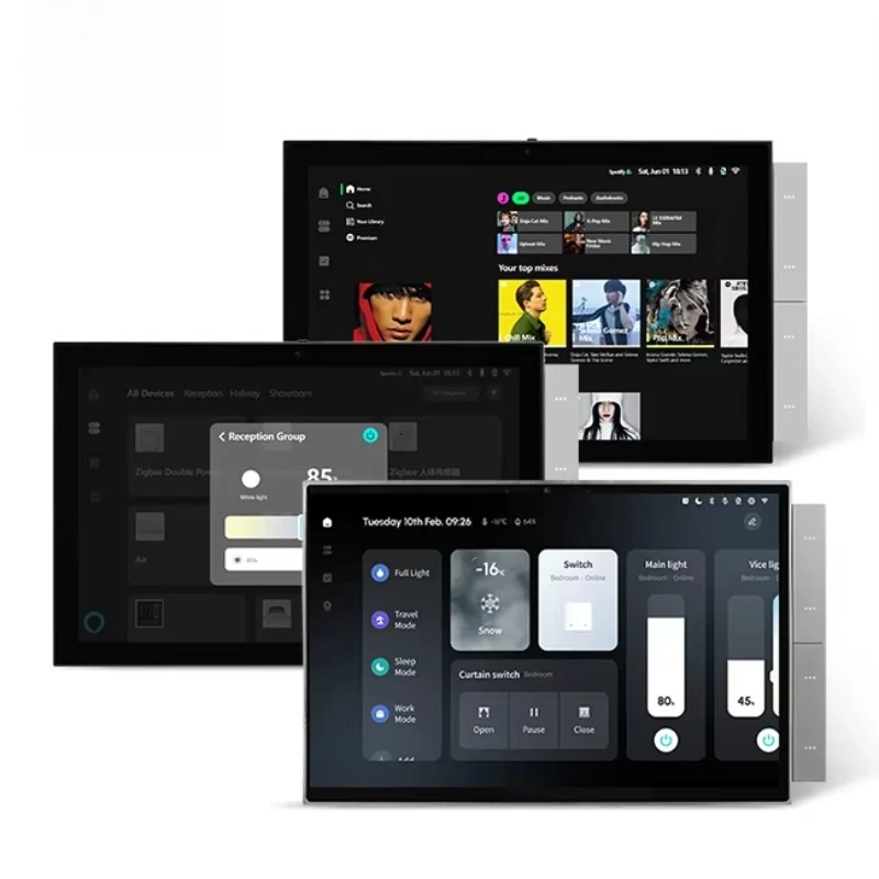 10  Inch Tuya Smart Life Smart Home System WiFi Touch Screen Zigbee Gateway BLE Wall Central Control Panel
