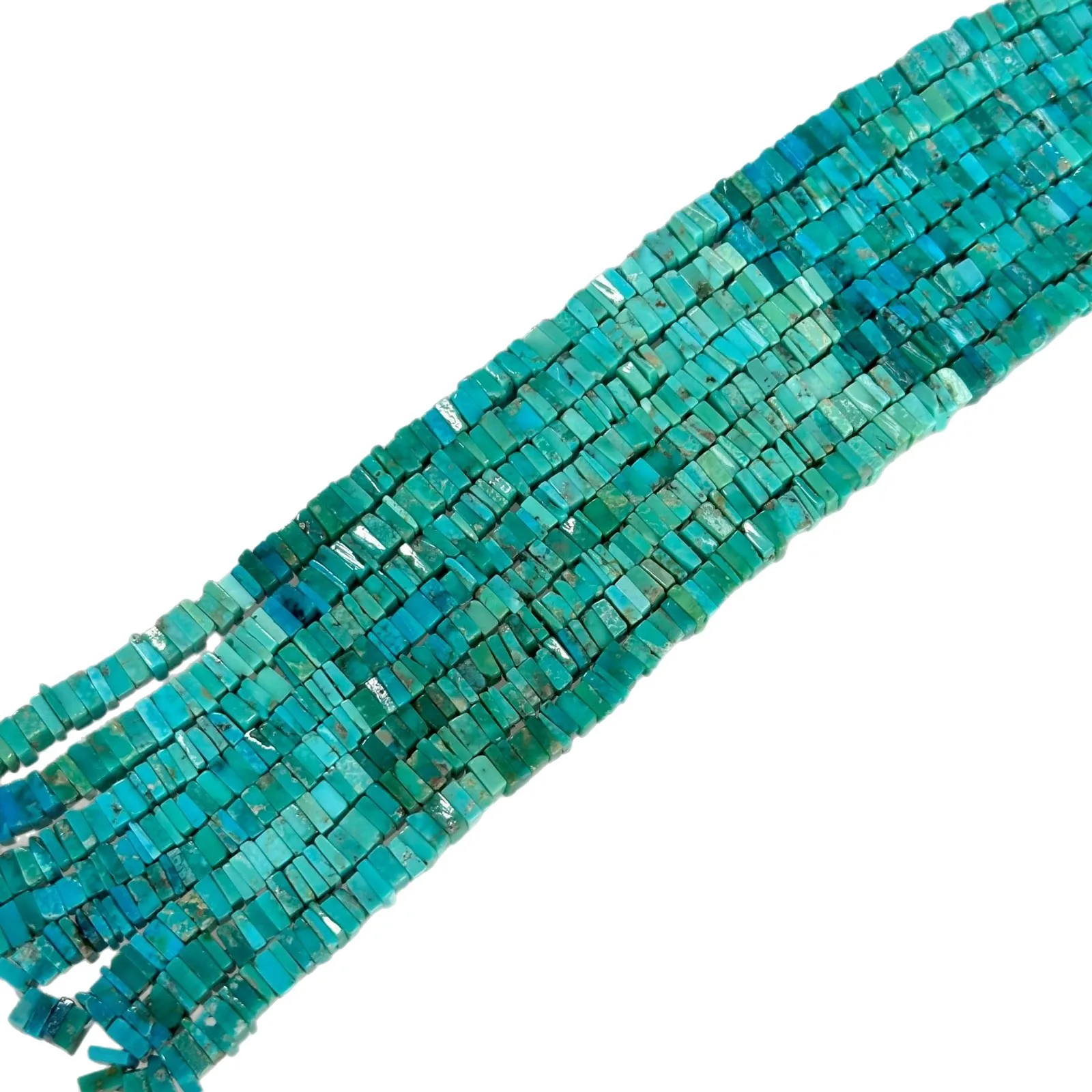 

Бирюзовый круглый квадратный градиент зеленого цвета 4 мм 5 мм для изготовления ювелирных изделий, ожерелья 38 см FPPJ оптом свободные бусины