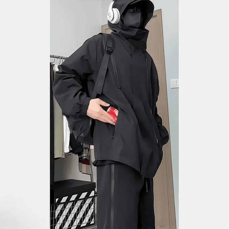 

Outdoor Cam Waterproof Hiking Jaet Men's Loose Fit Sli Autumn Season Stand Edition Polyester Fabric Jaet