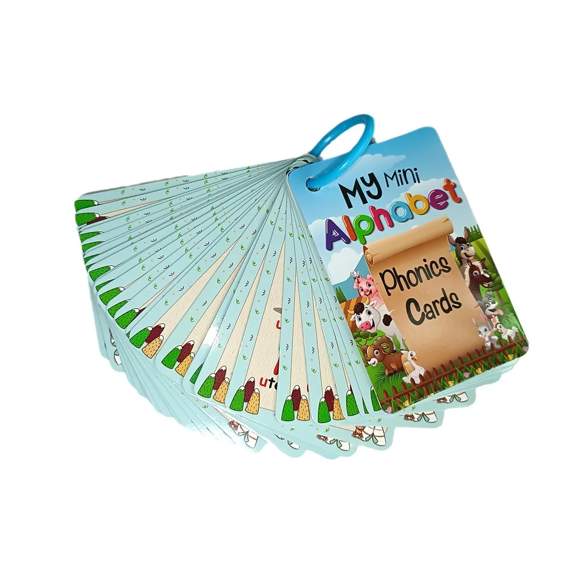 27 enlightenment English  cards, educational and waterproof children's early education learning and cognition cards