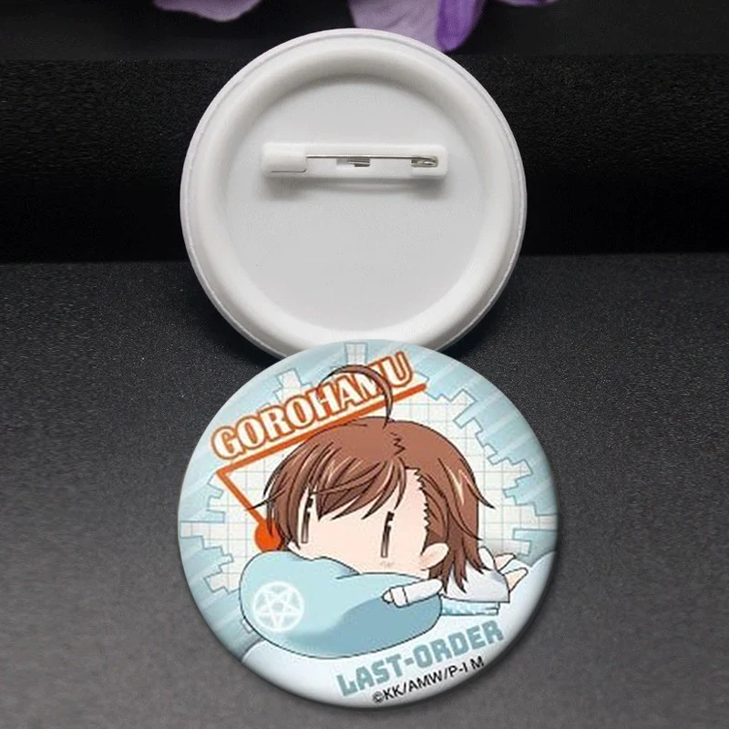 أنيمي مؤشر سحري معين شارة الإبداعية صفيح زر دبوس بروش مستدير على ظهره الملابس ديكور مجوهرات اكسسوارات هدية