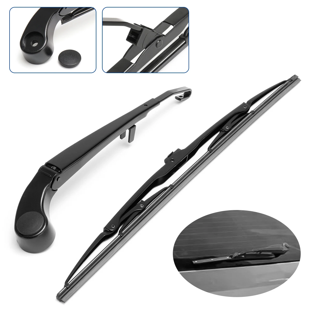 Car Rear Window Windshield Wiper Arm & Blade Complete Replacement Set For BMW X5 E53 1999 2000 2001 2002 2003 2004 2005 2006