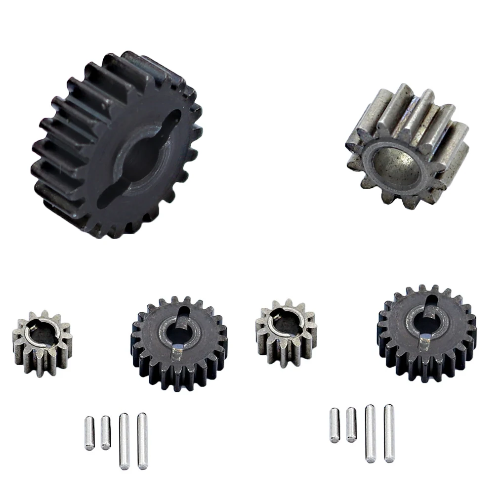 RCGOFOLLOW Front Rear Axle Hardened Differential Gear Set For 1/24 FMS FCX24 POWER WAGON FCX18 1/12 FJ45 MAX Smasher Parts