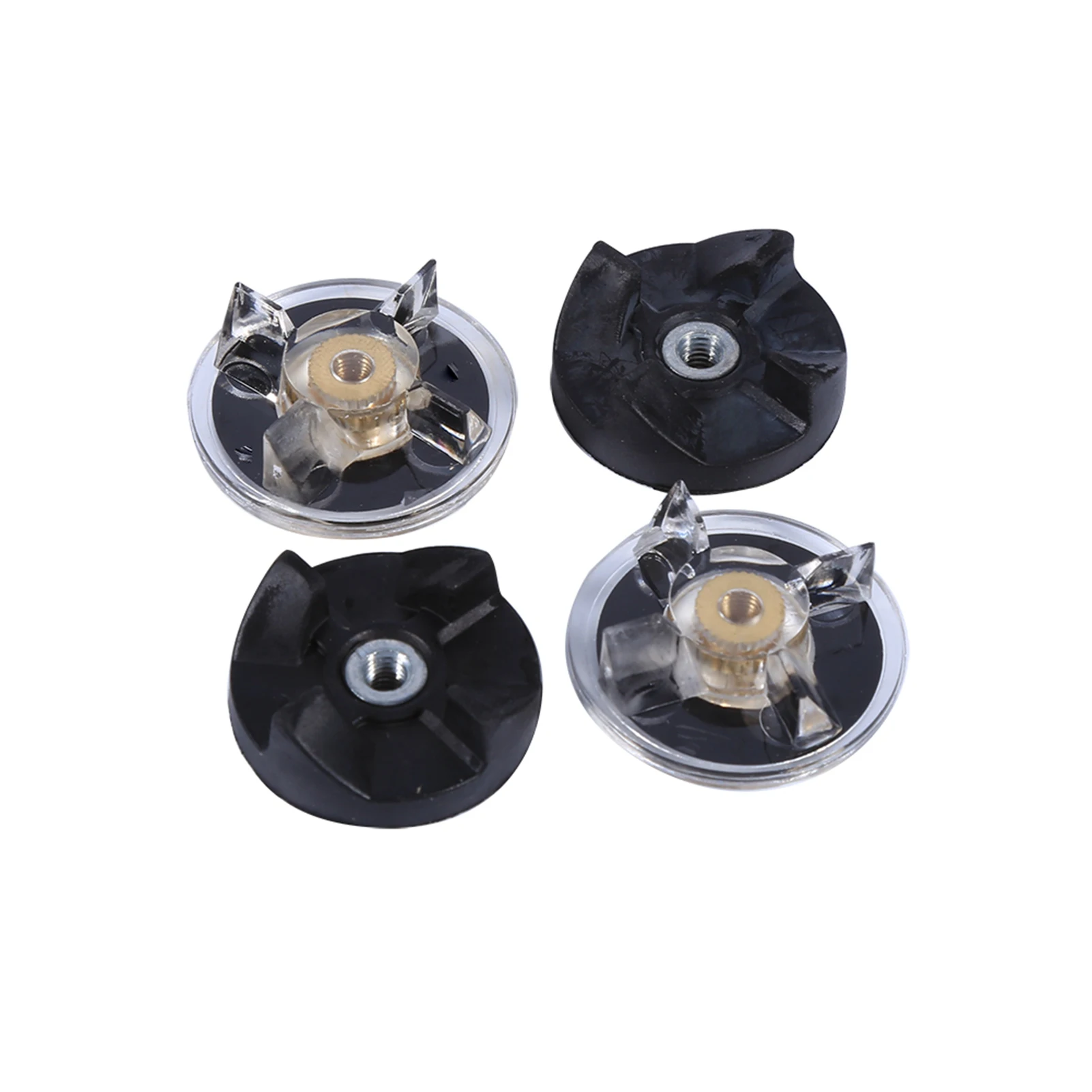 Replacement 2 Base Gear and 2 Rubber Blade Gears Spare Parts for Magic 250W Juicer Rubber Gears Replacement Gear