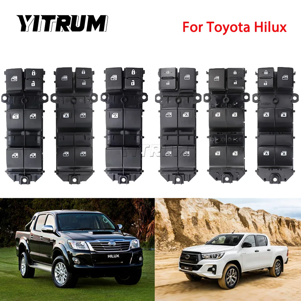 

YITRUM Power Master Window Regulator Switch For Toyota Hilux 84820-0K270 84820-0K260 84040-0K020 84040-0K010