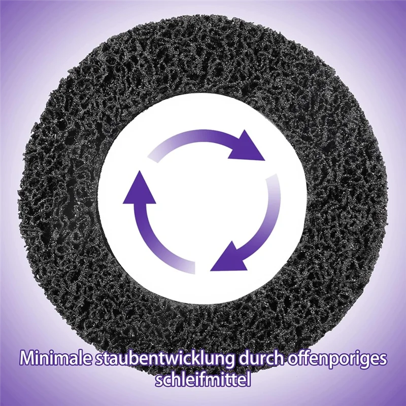 AAAN-For Processing, Coarse Cleaning Disc Diameter 2Pcs 150Mm CSD Nylon Fabric Disc For Metal, Wheel Hub Cleaner