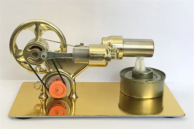 Imagem -05 - Hot Air Stirling Engine Experiment Model Gerador Elétrico Educação Física Coleção de Brinquedos Mini Engine Recursos Didácticos