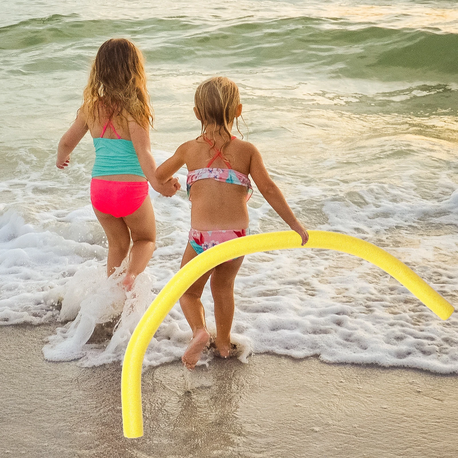 

Swimming Sponge Stick Pool Noodle Lightweight Portable Bright Color Flotation Kids Toys Safety Guards Padding Creative Fun Soft