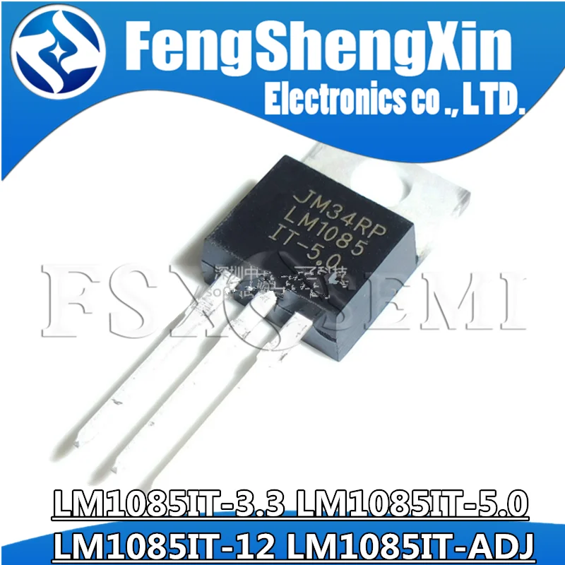 

10pcs LM1085IT-5.0 TO220 LM1085 TO-220 LM1085-5.0 LM1085IT LM1085IT-3.3 LM1085IT-12 LM1085IT-ADJ