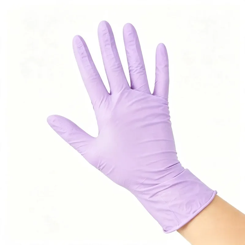 50PCS Nitrile Exam Gloves Disposable Purple Lilac Glove SIZE S/M/L Latex Free Waterproof Suitable for Kitchen