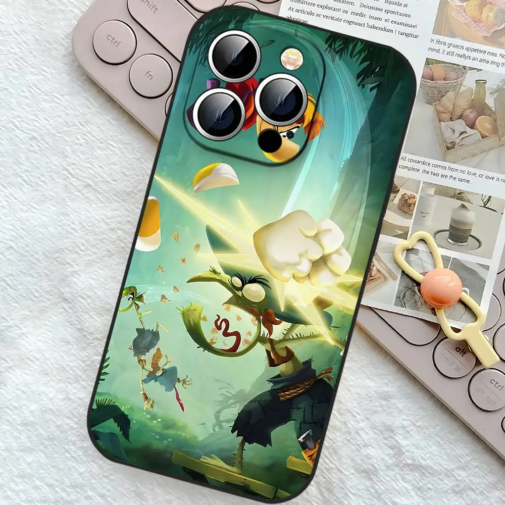 حافظة هاتف Rayman Legends Game ناعمة من مادة TPU صديقة للبشرة لهاتف IPhone 17/16/15/14/13/12/11 Series: PRO، MAX، PLUS، Mini