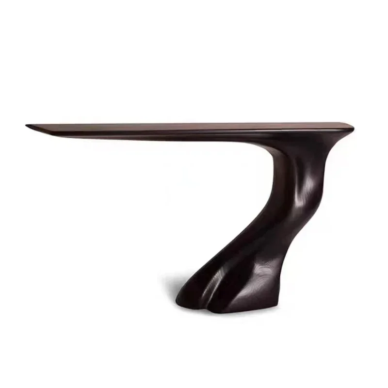 

Light luxury FRP entrance table living room into the home special-shaped creative entrance custom color side table