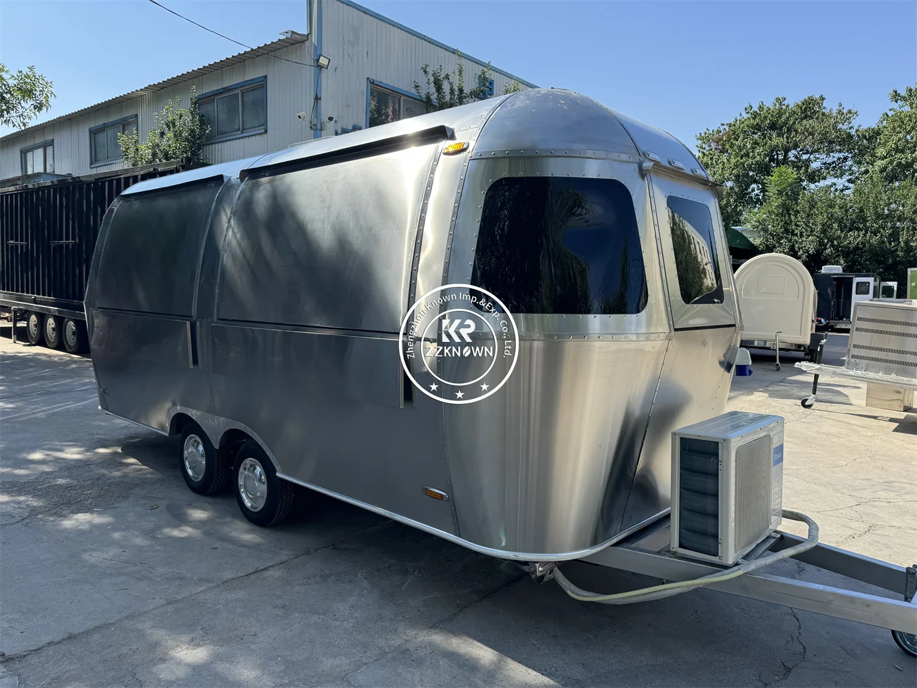 Mobile Kitchen Restaurant Juice Coffee Van Food Truck Stainless Steel Food Truck Mobile Bar Cart Airstream Food Trailer For Sale