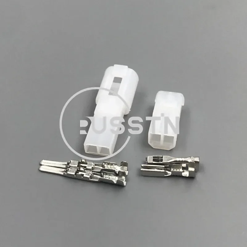 1 Set 2 Hole Male Female Docking Connector MG620074 Car Tweeter Audio Wiring Cable Socket AC Assembly 7123-1520 7122-1520 - Detail 1