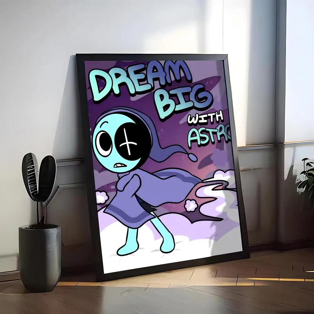 Stiker Seni Dinding Tahan Air Estetika Premium Poster Game D-Dandys World untuk Ruang Tamu atau Dekorasi Rumah Hadiah Cetakan HD