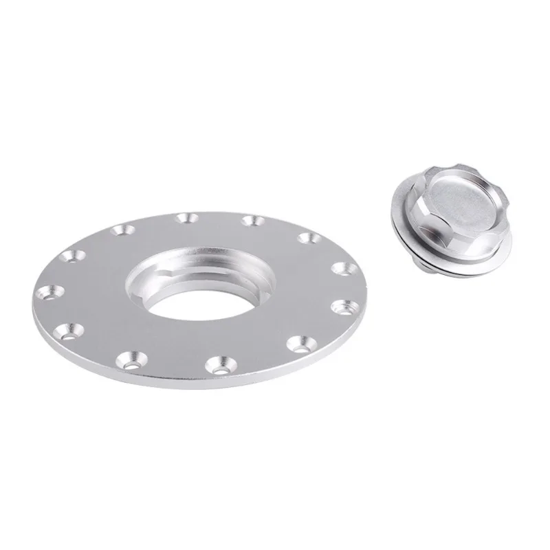 Auto modification accessories Aluminum alloy embedded auxiliary fuel tank cover Plastic storage tank cover Sealing cover