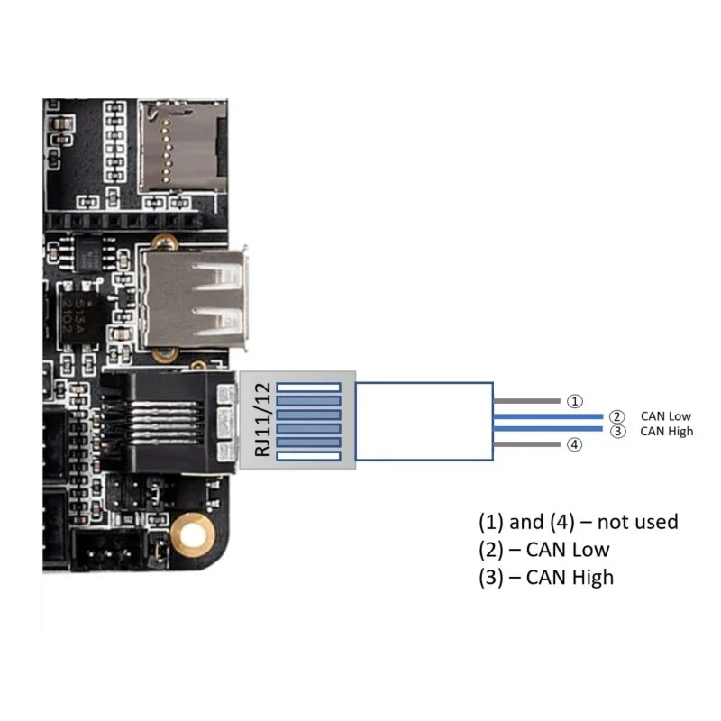 

Sb2040 Wiring Harness Network Port to Can Module without U2c 3D Printer Accessories