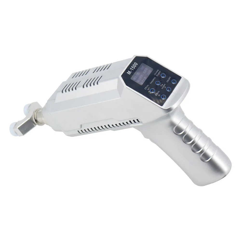 جديد 1500N أداة تقويم العلاج بتقويم العمود الفقري الكهربائية شدة العلاج العمود الفقري تصحيح بندقية الاستخدام المنزلي تدليك أداة تعديل العلاج بتقويم العمود الفقري