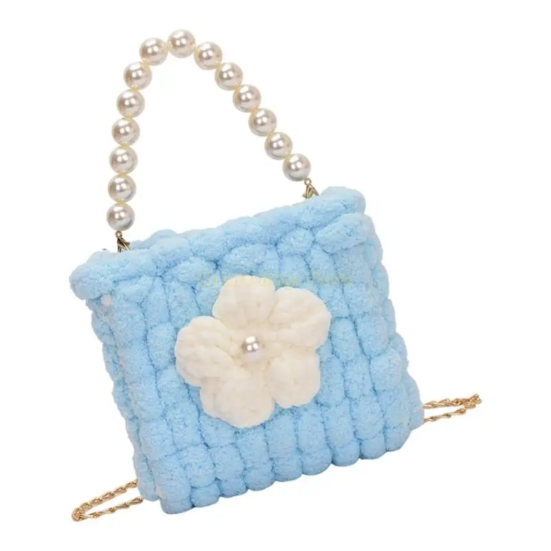 X90d Бохомианский вязаный пакет эргономичный дизайн мягкие сумки для плеч повседневная кошелек с поперечным телом.