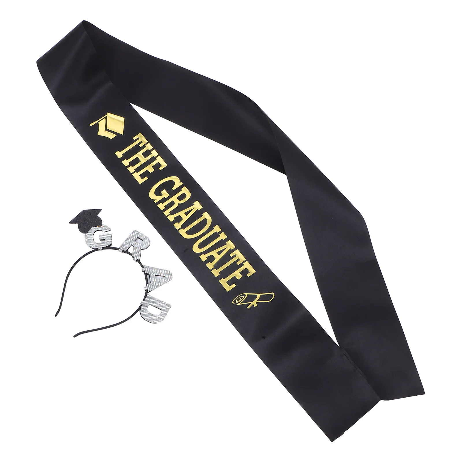 

1 комплект, повязка для волос для выпускного вечера, головной убор, плечевой ремень, реквизит для фотосессии, аксессуары для праздничного платья