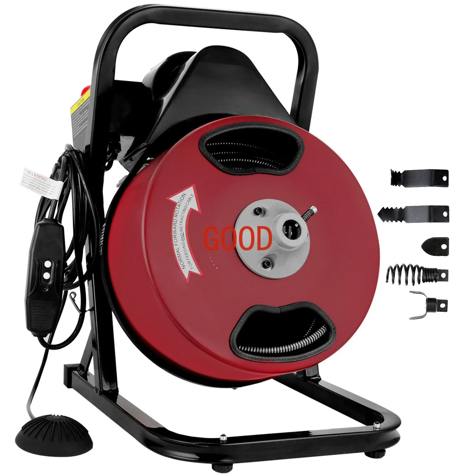 Commercial SEWER SNAKE drain auger cleaner 50 ft long 1/2