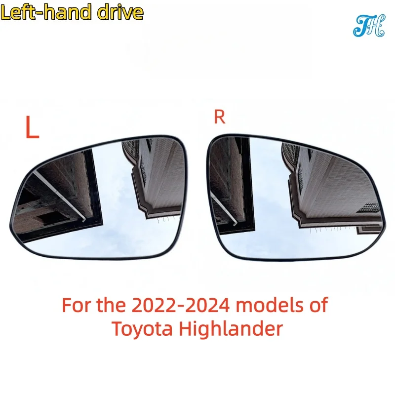 

For the 2022-2024 models of Toyota Highlander the rearview mirrors, sideview mirrors and heating mirrors