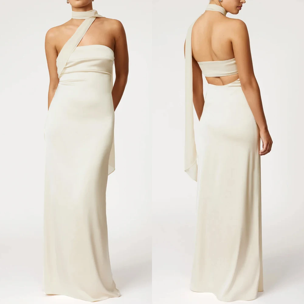 

Customized Sexy Elegant Dress-cream Dress A-Line Evening Dresses Formal Exquisite Occasion High Quality Prom Party Gown for Wome