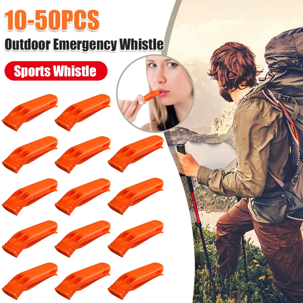 

Safety Whistles Multifunction Survival Loud Whistle Double Pipe Outdoor Emergency Whistle for Outdoor Sports