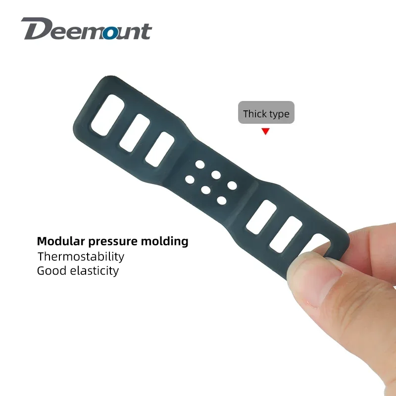 Gel Band for Bike Handlebar Headlight Rear Lamp Install Torch Holder Auto Mirror DVR GPS Camera Bungee Stretch Rubber Straps view 6