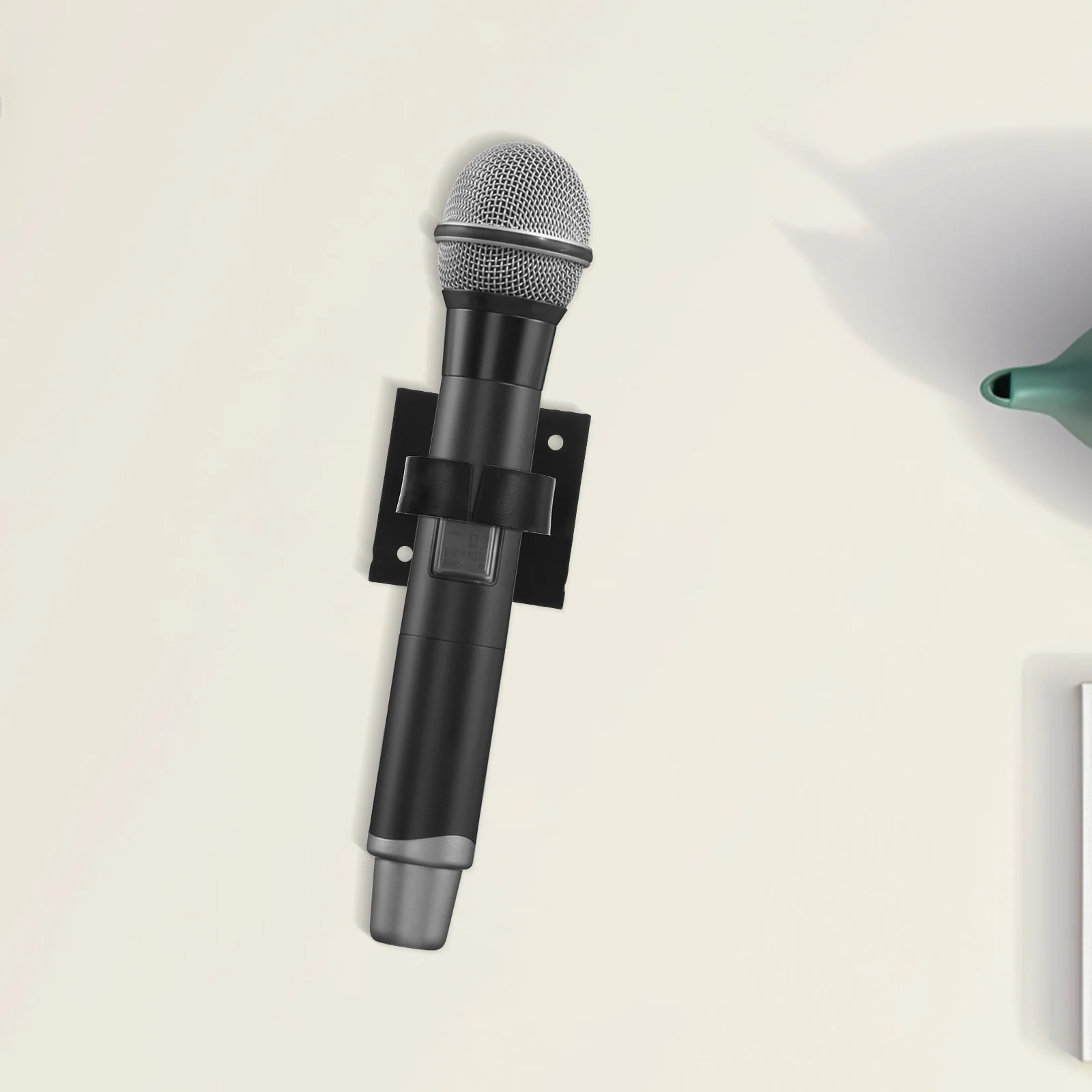 

4Pcs Microphone Accessory Flag Holder Simple Design Easy to Mount on Mic for Interviews Microphone Logo Flag Station