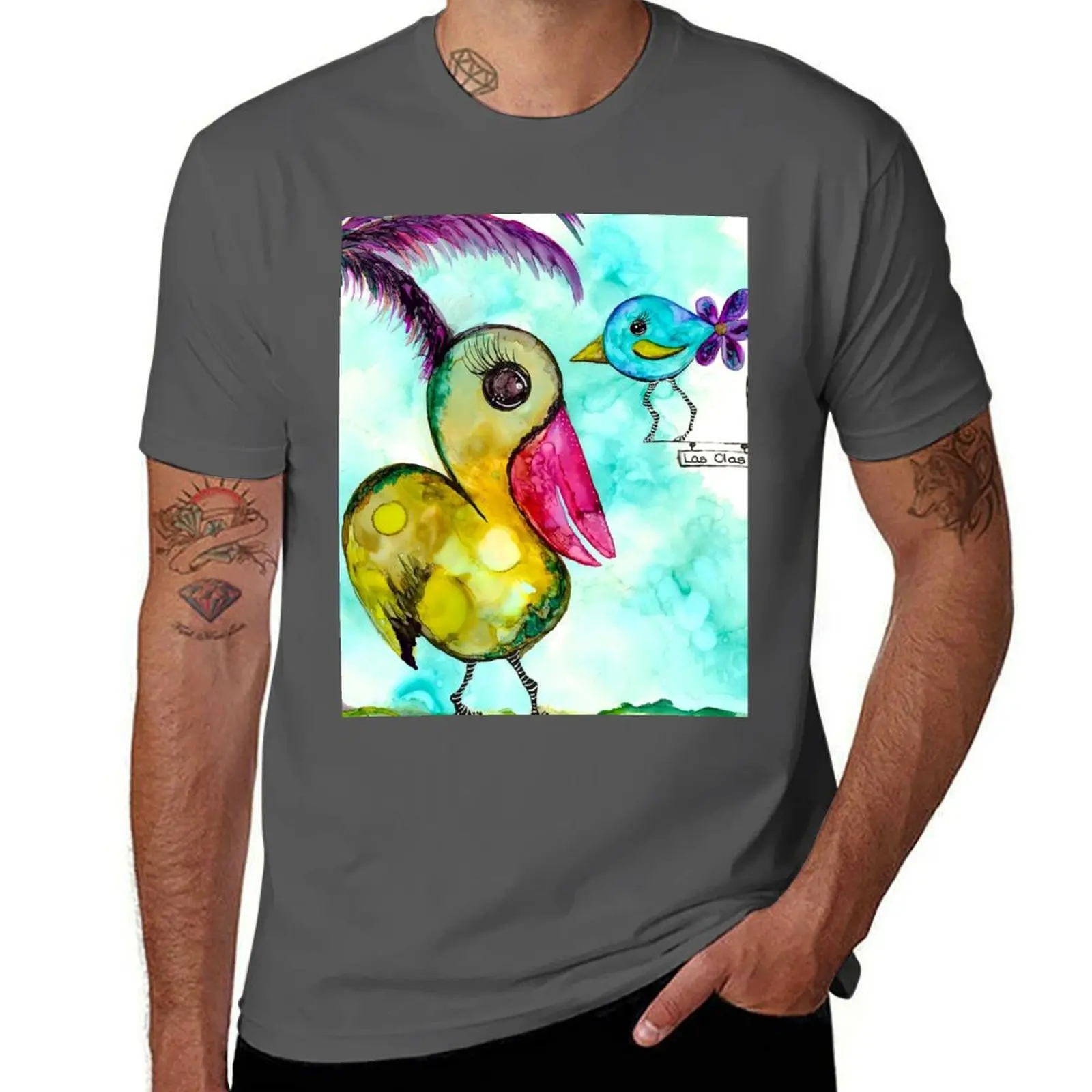 

Olas Las T-Shirt Lightweight Print T-Shirt