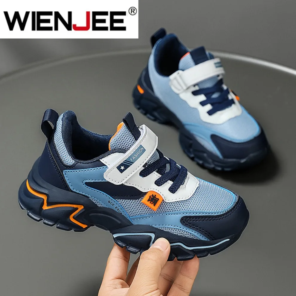 Fashion Children Sneakers Breathable 5-16Years Boys' Running Shoes Student Kids Sport Shoes Outdoor Casual Trainers