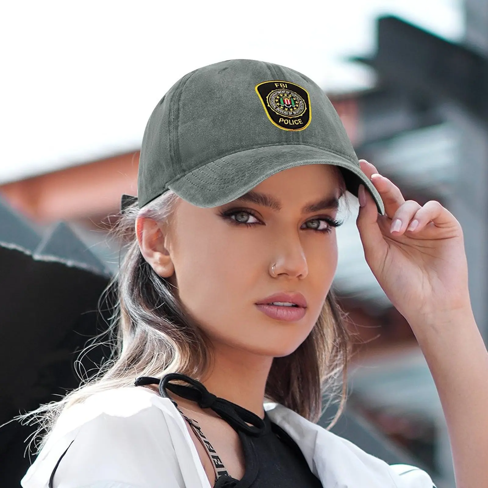 

Federal Bureau of Investigation Uniform Division Trucker Cap Birthday Gift Dad Hat Outdoor Adjustable Sport Hats Baseball Caps