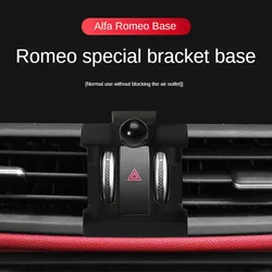 Dedicated Smartphone Holder Stand Base Mount for ALFA REMEO GIULIA STELVIO 2017 2018 2019 2020 2021