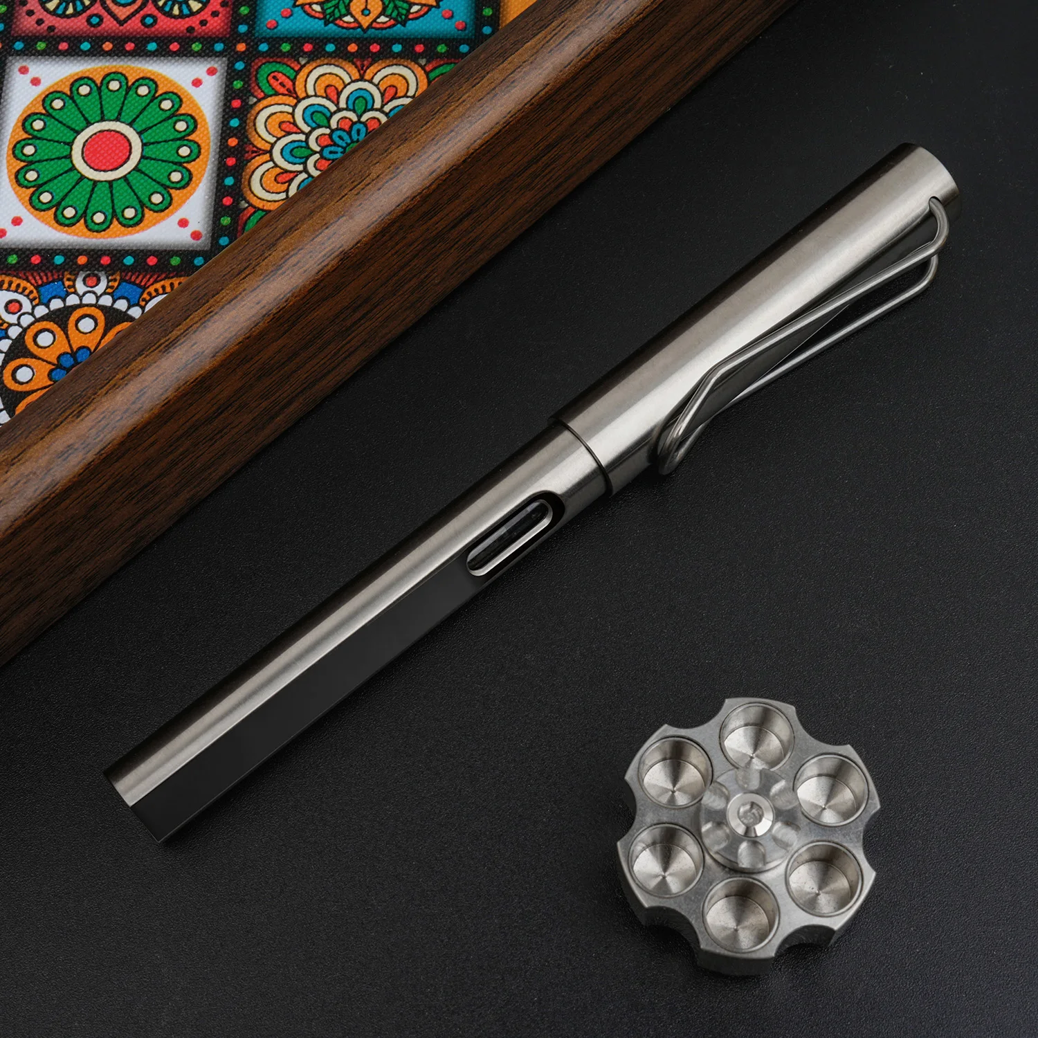 Free Shipping Titanium Alloy Multifunctional Practical Knife Outdoor EDC Knife Replaceable Blade
