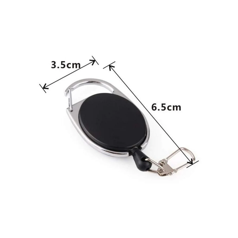 3Pcs Fishing Zinger Retractor Tools Holder Extractor Stopper Keeper Tether Retractable Reel Badge Holder Fishing Accessories