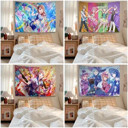 Project Sekai Tapestry Anime Tapestry Hanging Tarot Hippie Wall Rugs Dorm Wall Hanging Sheets