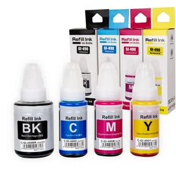 GI-490 GI490 GI 490 Premium Compatible Color Water Based Bottle Refill Ink For Canon Pixma G3411 G2410 G2411 Printer