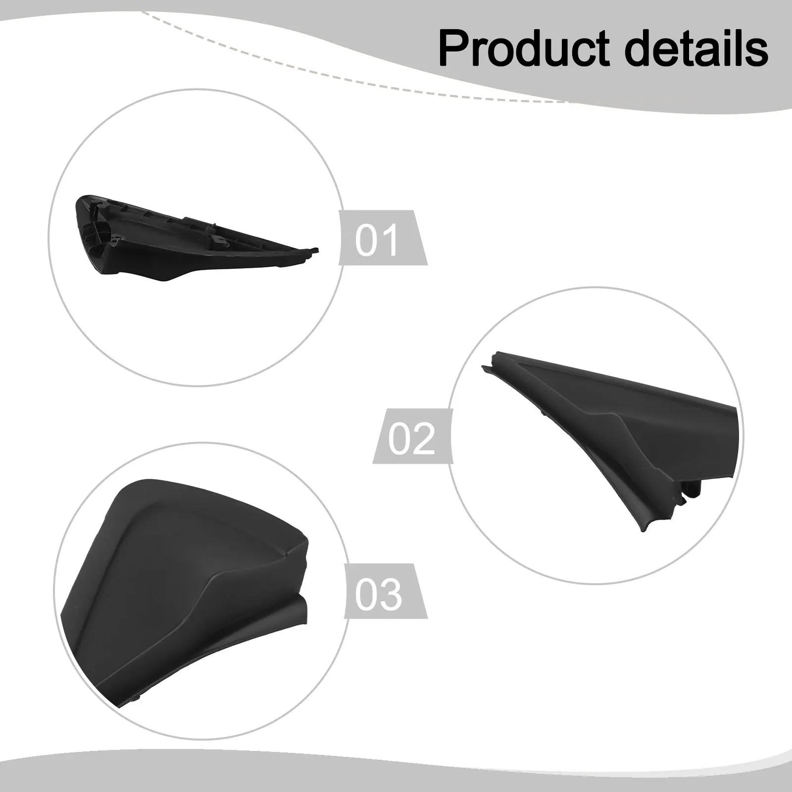 Car Exterior Trim Exterior Mirror Trim for mazda 2 Mirror Bright Monitor Light Direct Replacement High Universality Fitment
