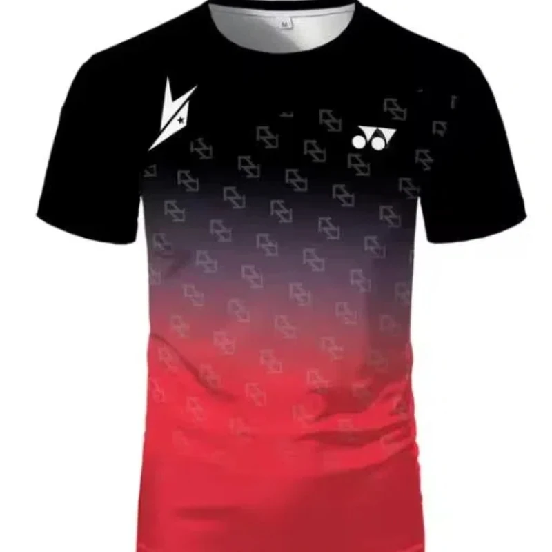 

Men's short sleeved T-shirt, casual round neck training sweater, quick drying streetwear, plus size