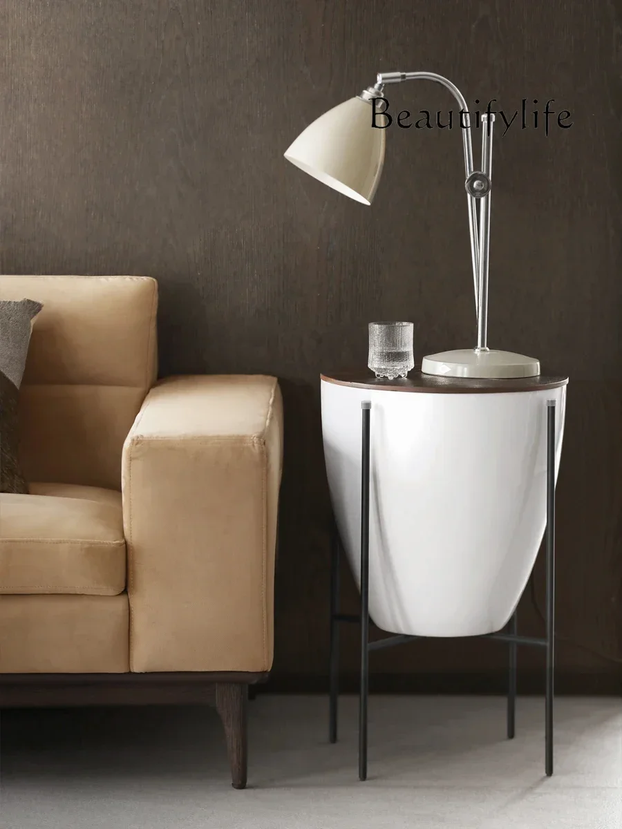 

American Country Creative Side Table Home Bedroom Storage Sofa Corner Table