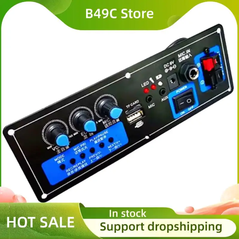 B49C Per Altoparlante Compatibile 7.4V Scheda Madre Audio 20W Scheda Amplificatore di Potenza Con Registrazione Bluetooth Radio Decoder Functionalit